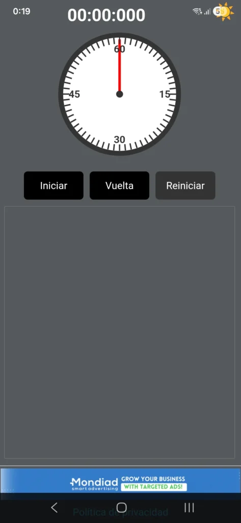 Bugs en interfaz aplicación